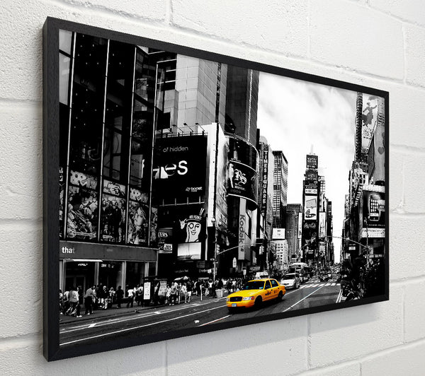 Broadway Yellow Cab B n W