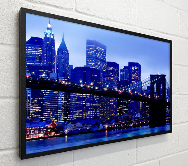 Brooklyn Bridge Blue Hue