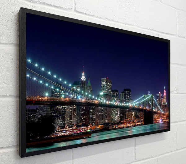 Brooklyn Bridge New York Lights