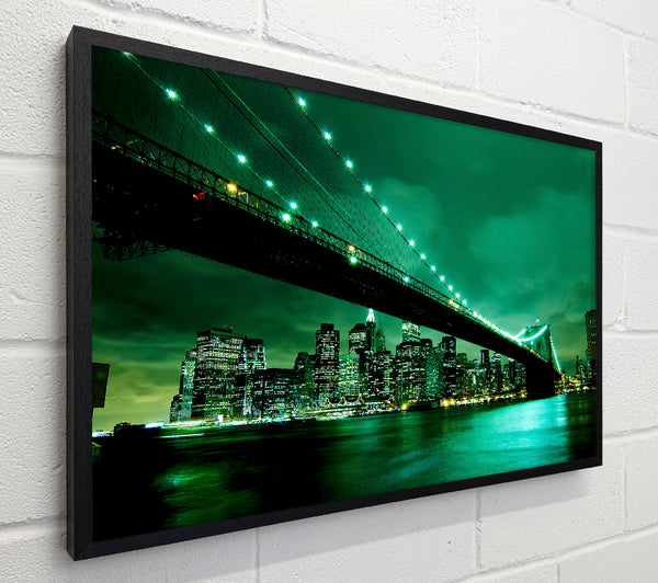 Brooklyn Bridge New York Green Cast