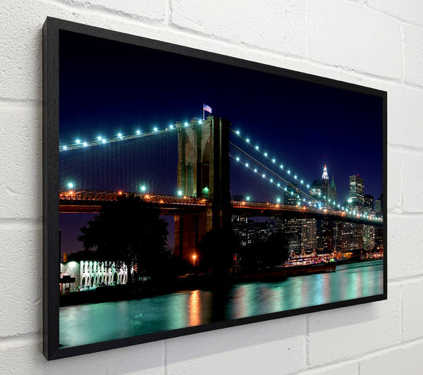 Brooklyn Bridge NYC Blue Nights