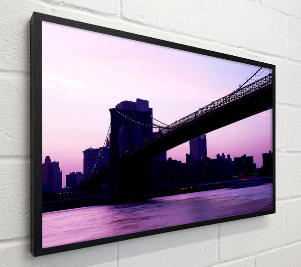 Brooklyn Bridge Purple Hue