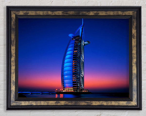 Burj Al Arab Dubai Uae Framed Print