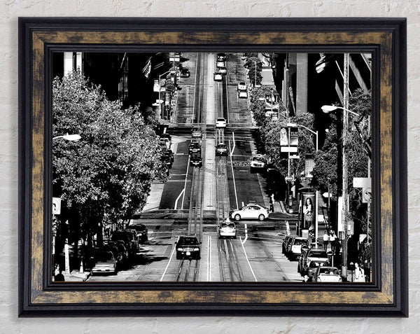 California Streets Framed Print