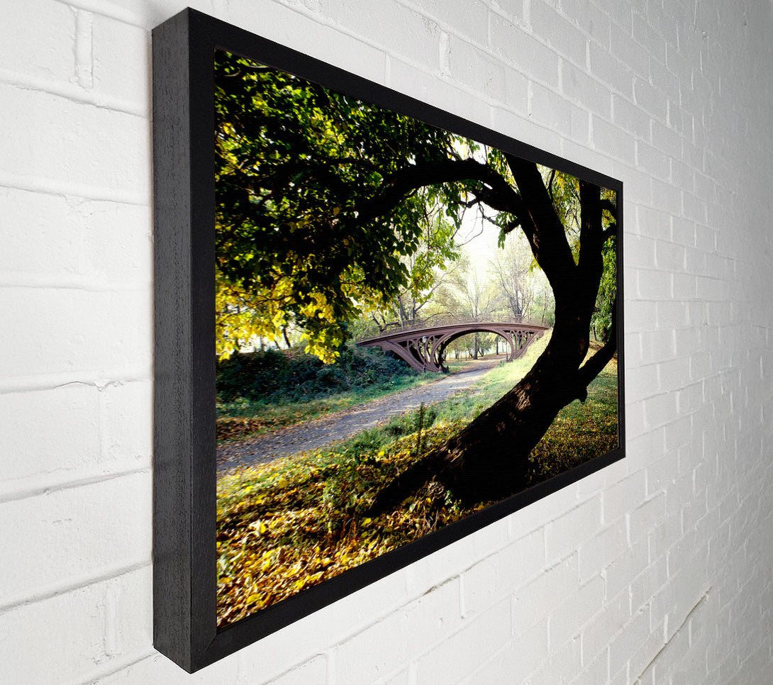  A Canvas Print of Central Park Bridge New York City Canvas Art