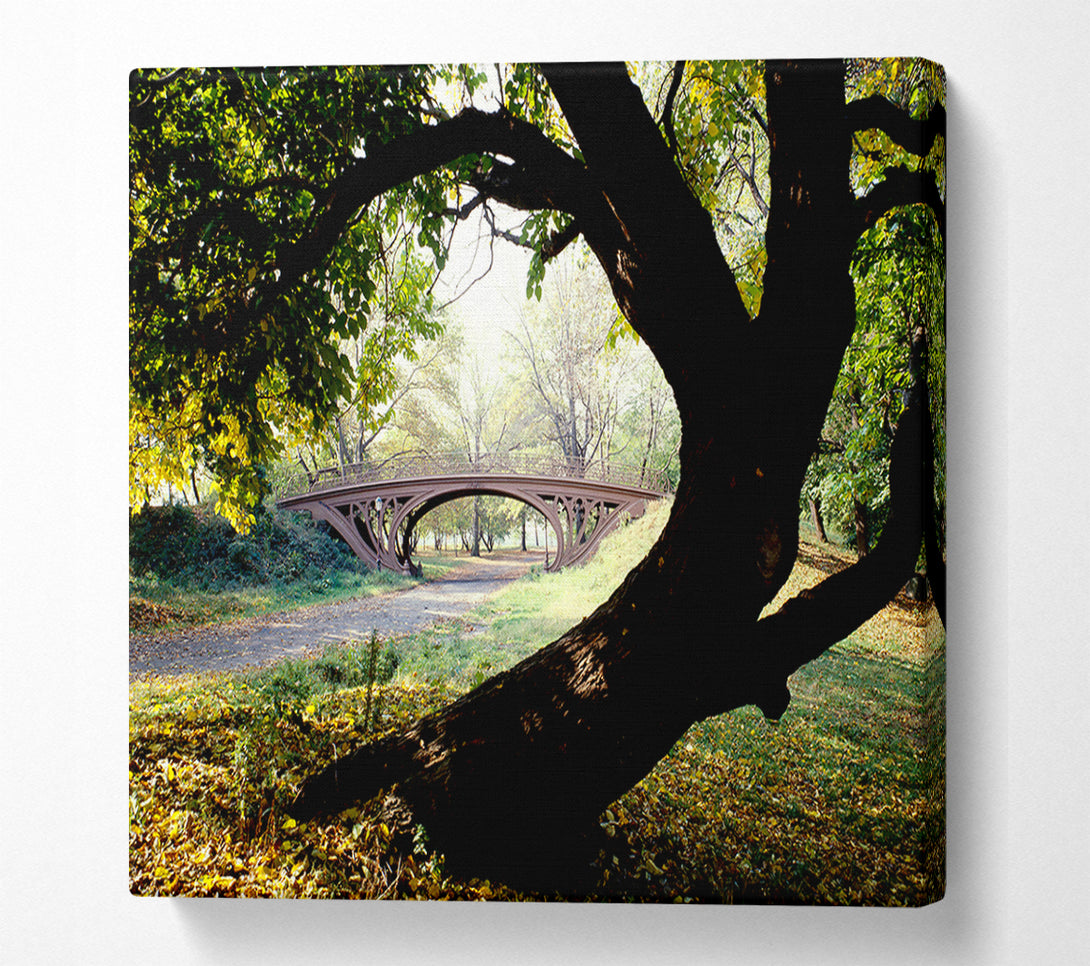  A Canvas Print of Central Park Bridge New York City Canvas Art