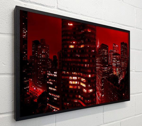 Chrysler Building Red