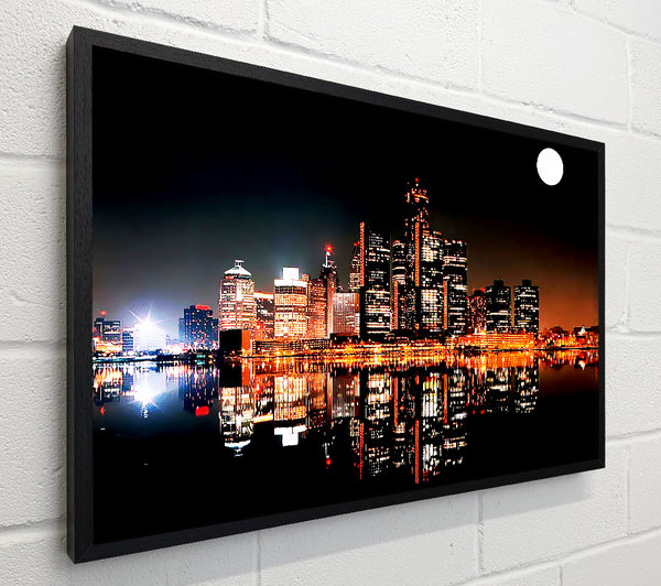 City Moonlit Reflections