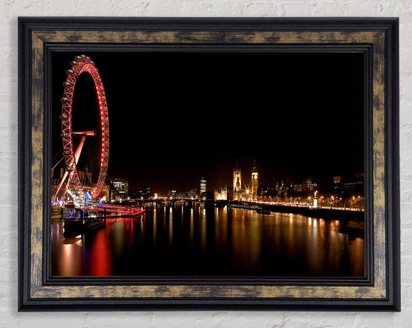 London Eye Night England