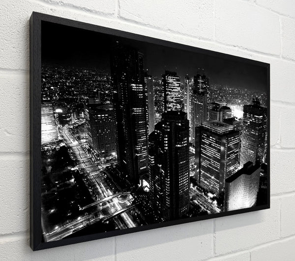 City Nights B n W