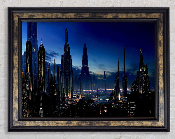 City Of The Future Framed Print