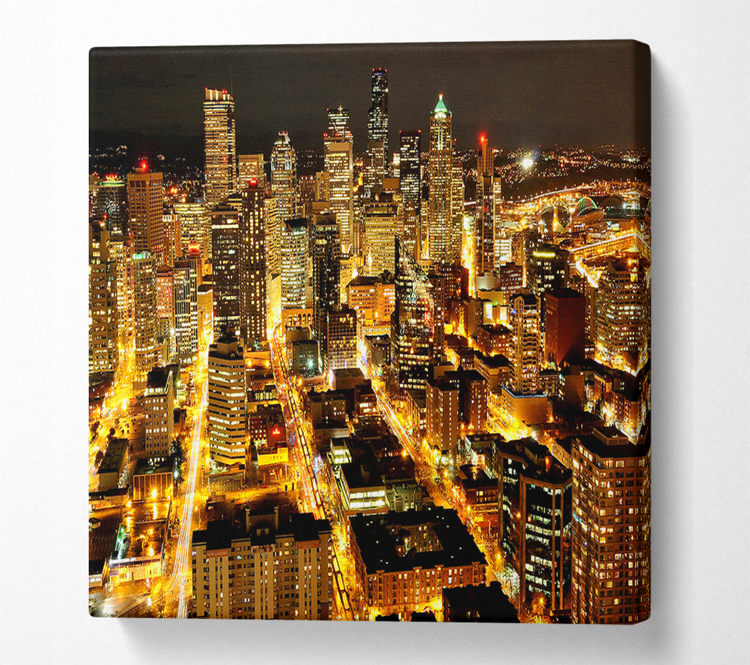  A Canvas Print of Citylights Canvas Art