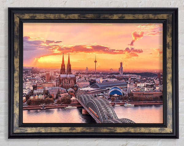 Cologne City Framed Print