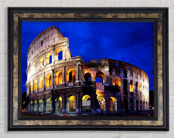 Colosseum In Rome Framed Print