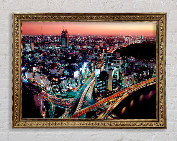 Down Town Framed Print
