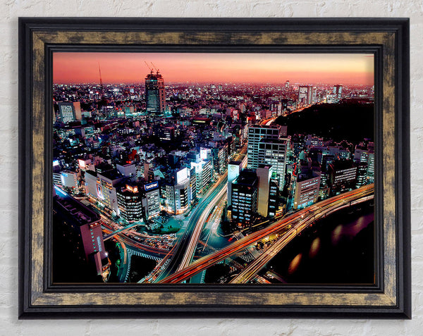 Down Town Framed Print