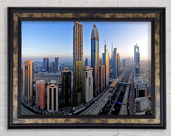 Downtown Dubai Framed Print