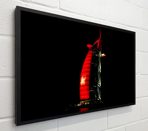 Dubai Building Red
