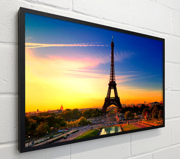 Eiffel Tower At Sunrise