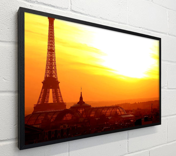 Eiffel Tower At Sunset