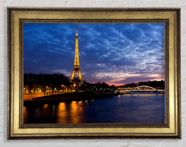 Eiffel Tower Paris France Framed Print