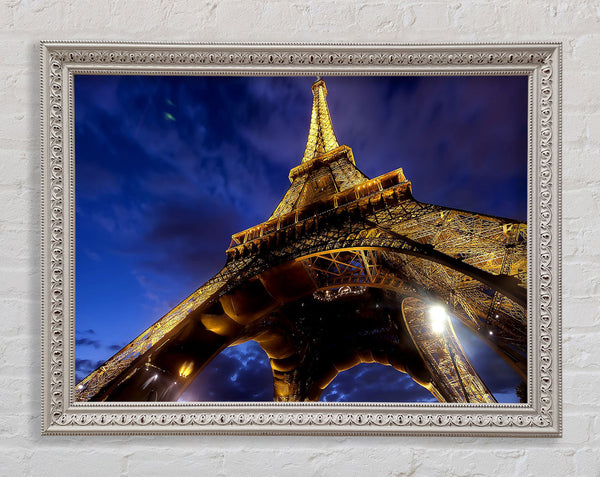 Eiffel Tower Paris France Europe Framed Print