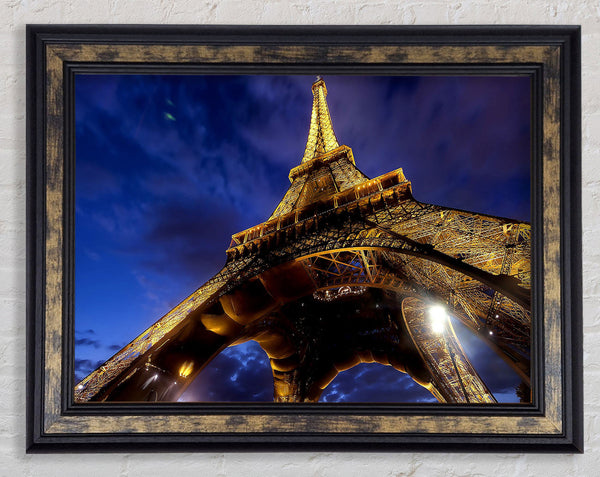 Eiffel Tower Paris France Europe Framed Print