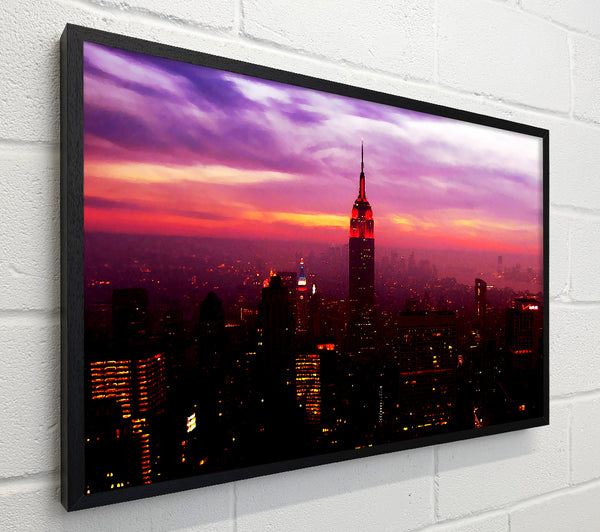 Empire State Building Evening Glow