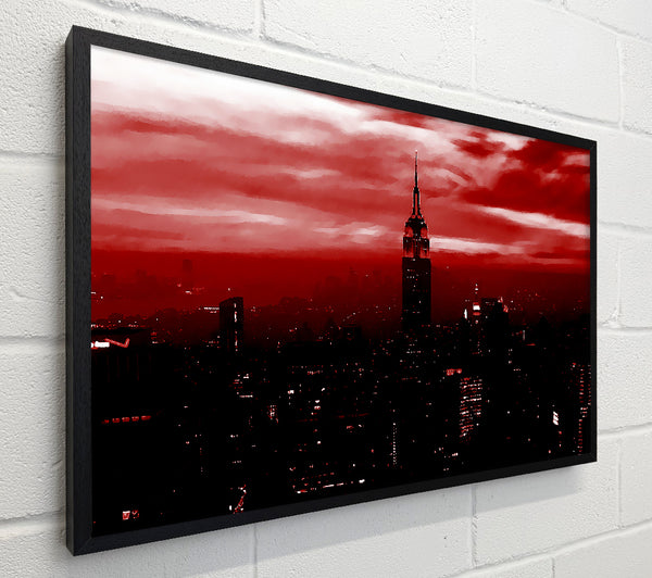Empire State Building Red Glow