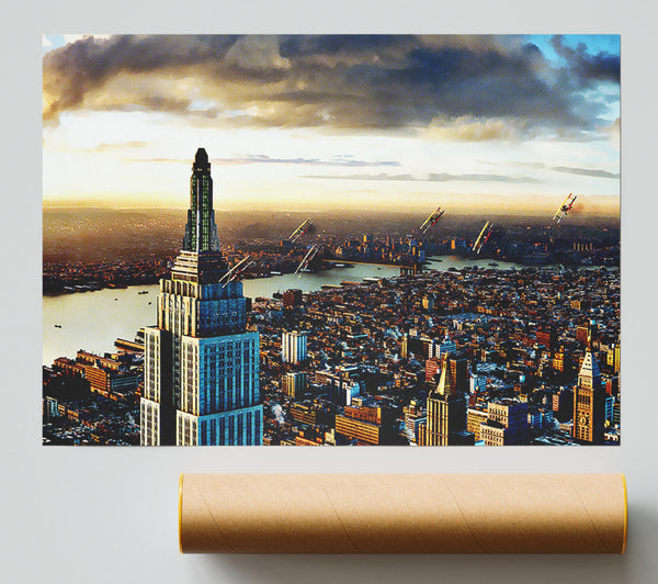 Empire State Building View Giclee Print