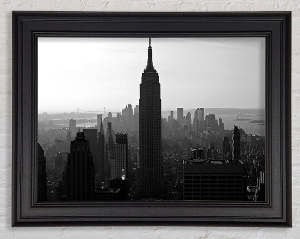 Empire State Building B &amp; W Morgen