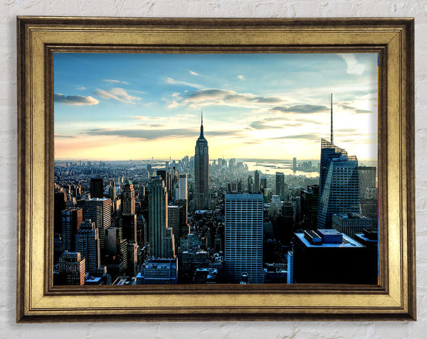 Empire State City Framed Print