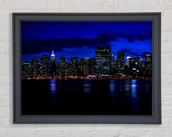 Empire State Waters Framed Print