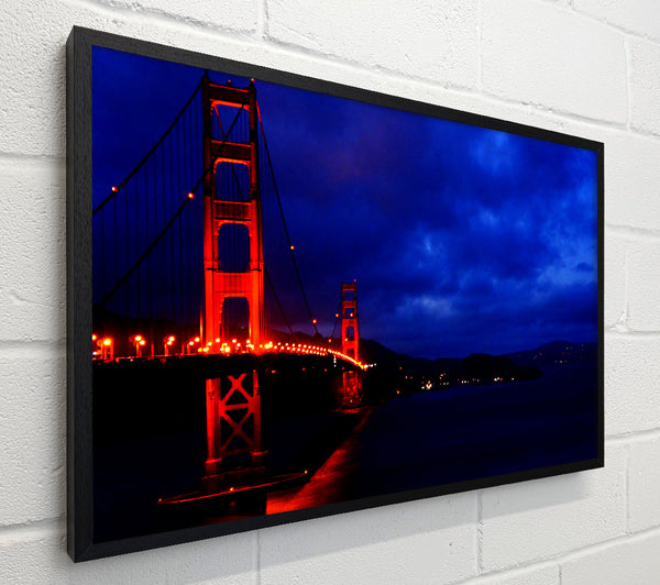 Golden Gate Bridge Red Lights