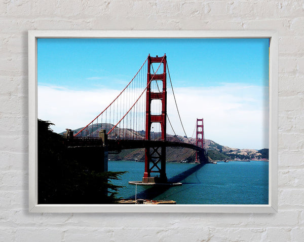 Golden Gate Bridge Afar Framed Print