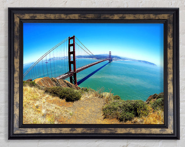 Golden Gate Bridge Days Framed Print