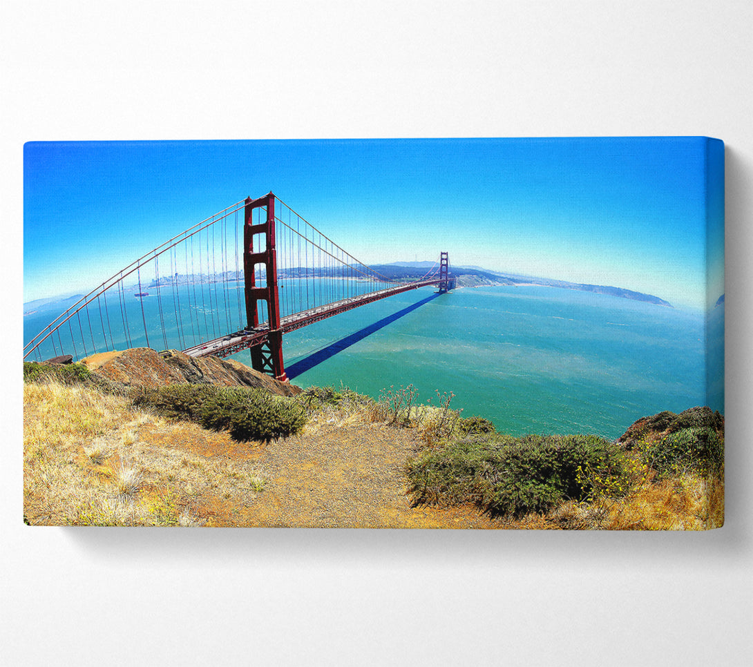  A Canvas Print of Golden Gate Bridge Days Canvas Art