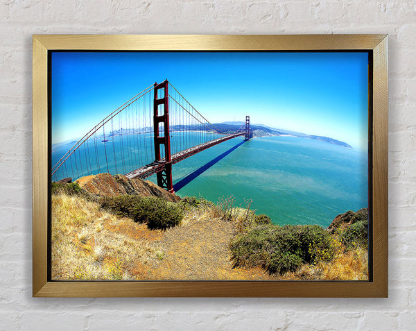 Golden Gate Bridge Days Framed Print