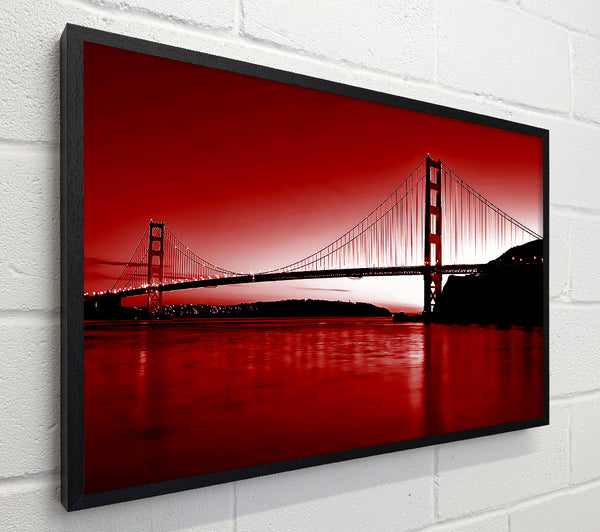 Golden Gate Bridge Red