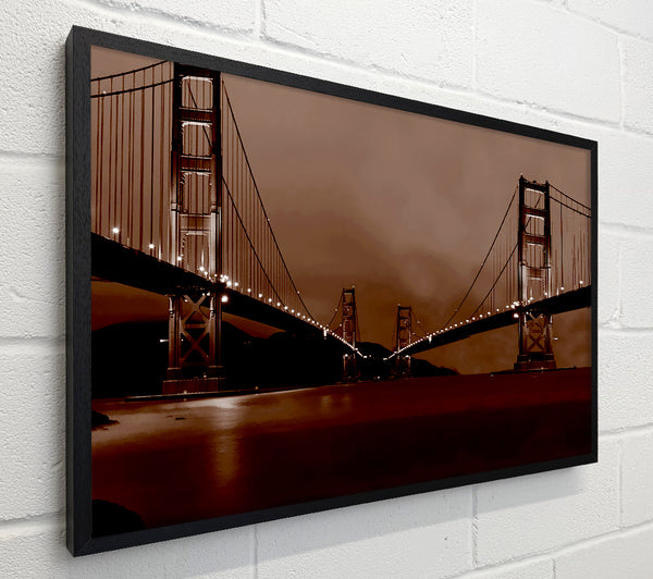 Golden Gate Bridge Twins Brown