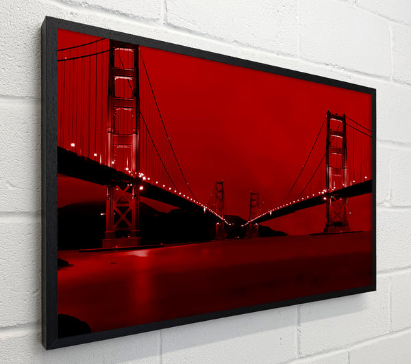Golden Gate Bridge Twins Red