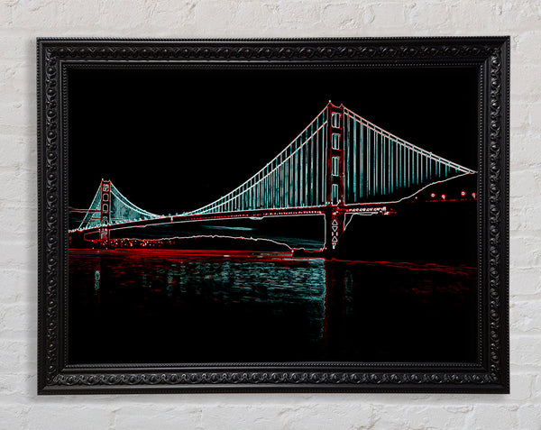 Hells Gate Bridge Framed Print