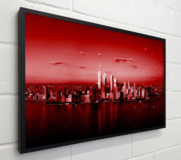 Hong Kong From Afar Red