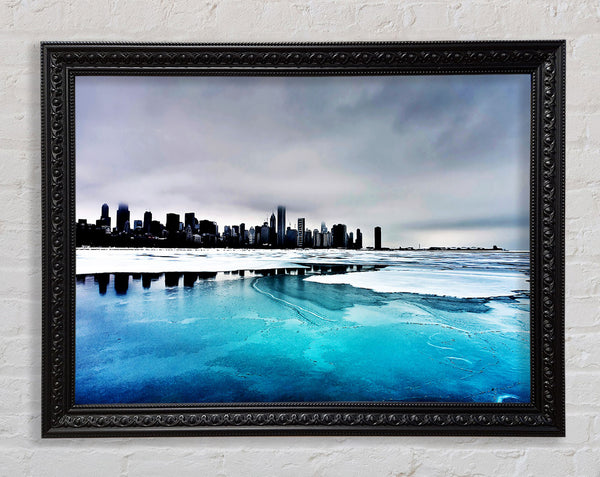 Ice City Framed Print