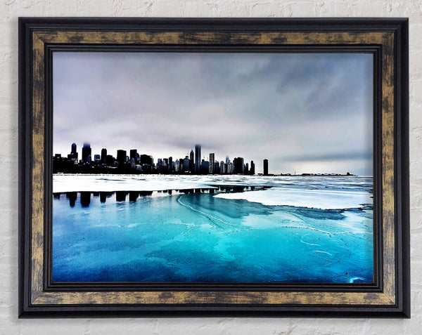 Ice City Framed Print