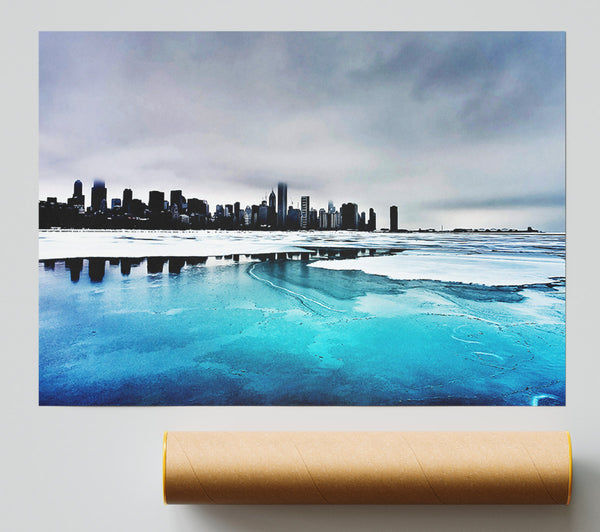 Ice City Print