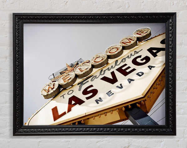 Las Vegas Sign Framed Print