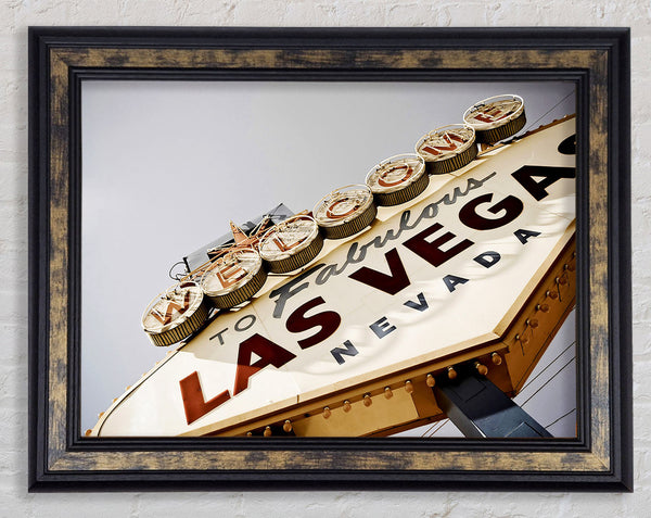 Las Vegas Sign Framed Print