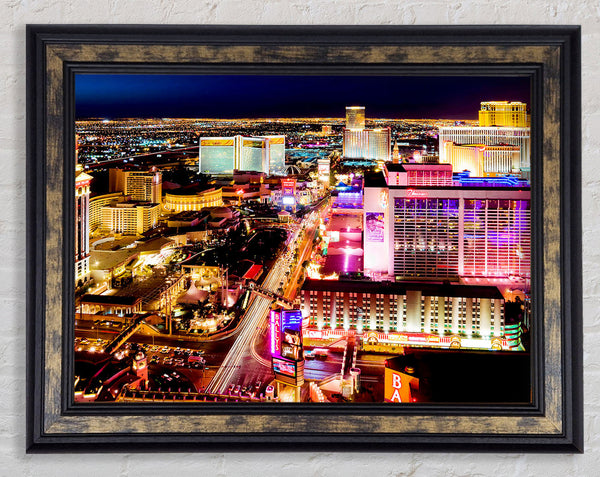 Las Vegas Strip Framed Print