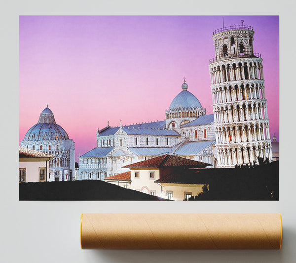 Leaning Tower Of Pisa Poster